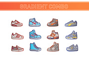 12 VECTORS SNEAKERS, an Illustration by MAX TOOLBOX (Thumbnail 5 of 8)