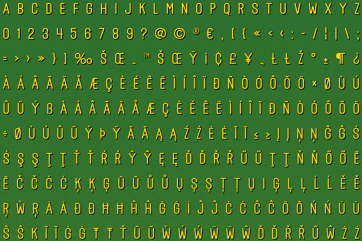 Ft Baile | Shadow Fonts, a Sans Serif Font by Fateh.Lab (Photo 11 of 15)
