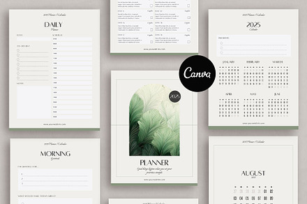 2025 Canva Planner & Calendar kit v3