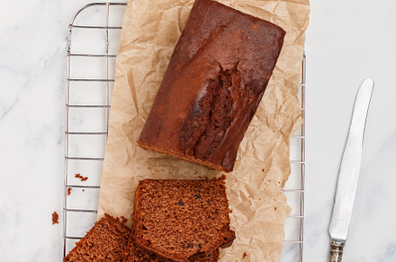 banana chocolate loaf. Pound cake