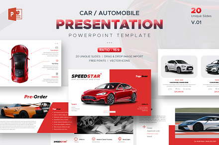 Car / Automobile PowerPoint Template