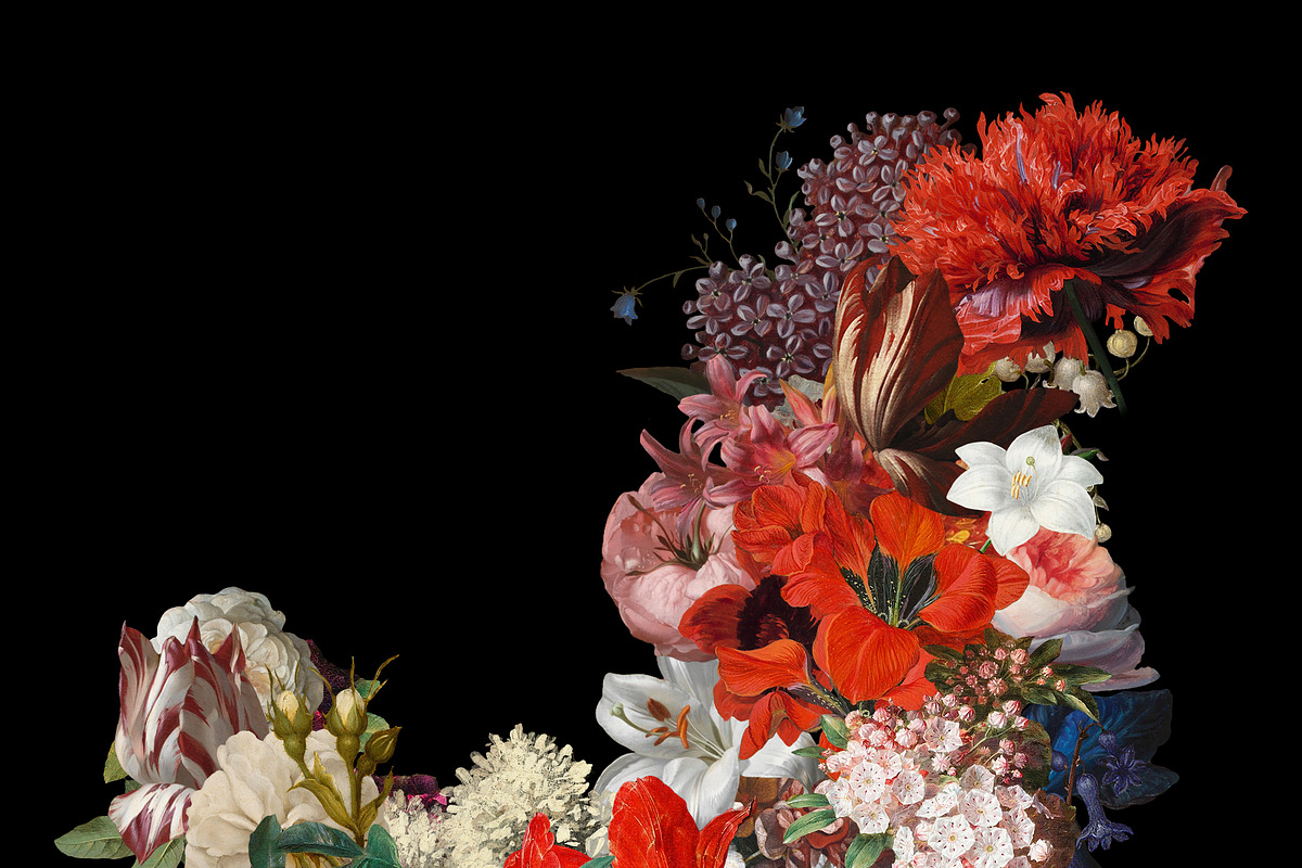 Kurohana Painted Florals Collection, an Illustration by Studio Yorktown (Photo 3 of 13)