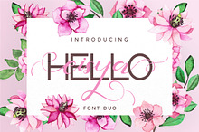 Hello Eisya -  Font Duo