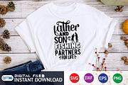 Father and Son Fishing Partners for, an Animal Illustration by SVGCuteShop (Thumbnail 2 of 3)