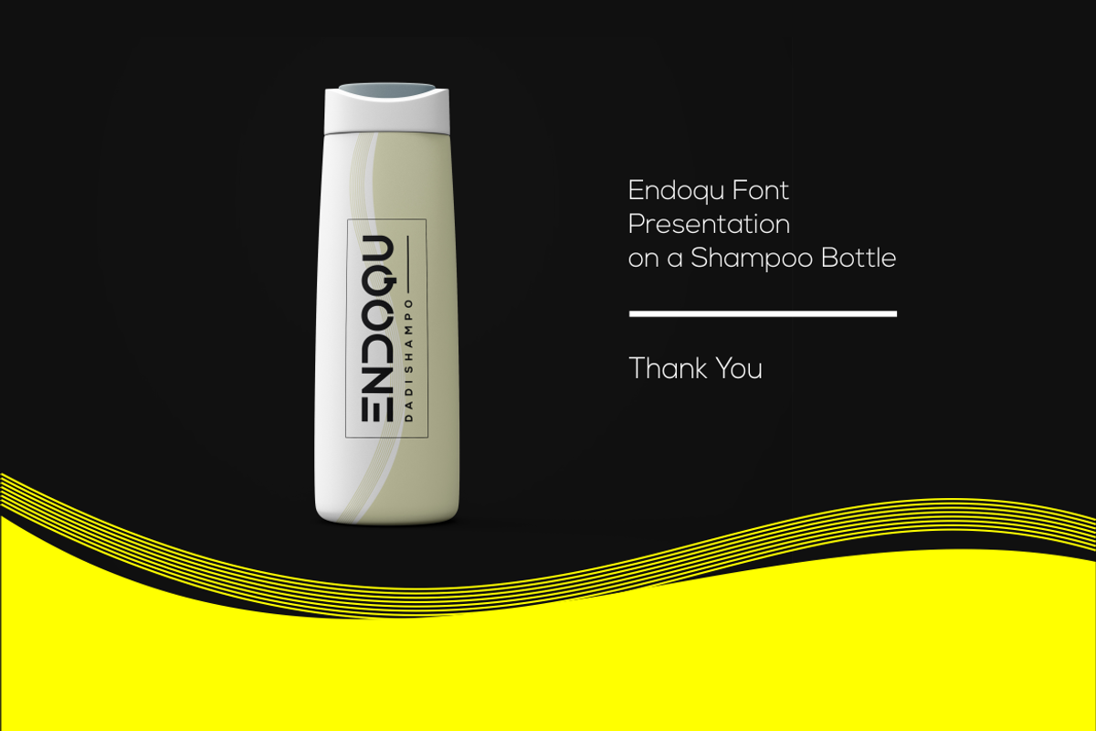 Endoqu font, a Sans Serif Font by brahamb_design (Photo 2 of 5)
