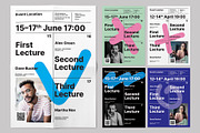 Conference Event Poster Template, a Flyer Template by Danil Polshin (Thumbnail 3 of 9)
