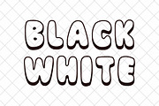 Candy Outline, a Handwritten Font by Fourteen Letter (Thumbnail 4 of 5)