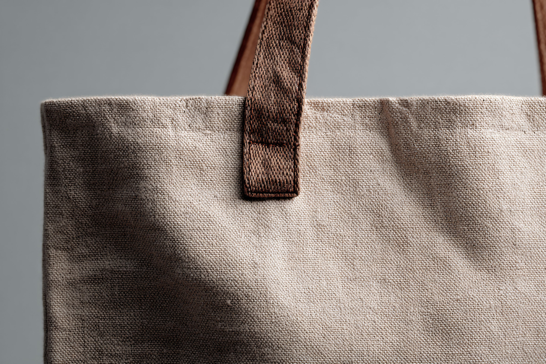Linen Tote Bag with Rope Handles, a Beauty & Fashion Photo by shahsoft