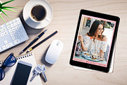 Four Page Media Kit in Pink, a Templates & Theme by ProductiveandFree (Thumbnail 11 of 13)