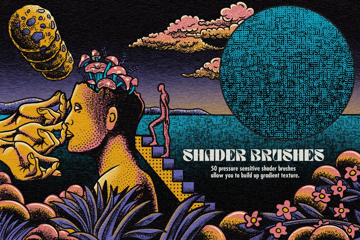TransferTone | Procreate Brushes, a Brush Add-On by RetroSupply Co. (Photo 6 of 9)