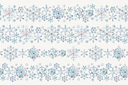 Winter Snowflakes Watercolor, a Seasonal Illustration by YarovaArt (Thumbnail 14 of 17)