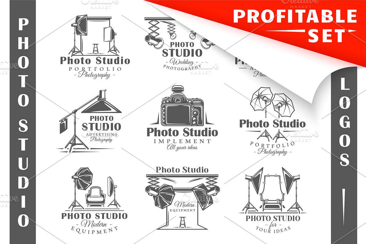 18 Photo Studio Logos Templates, a Branding & Logo Template by Art Design (Photo 1 of 26)