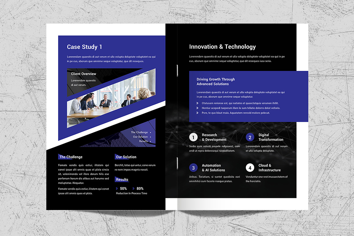 Company Profile Brochure Template, a Brochure Template by White Graphic (Photo 8 of 11)