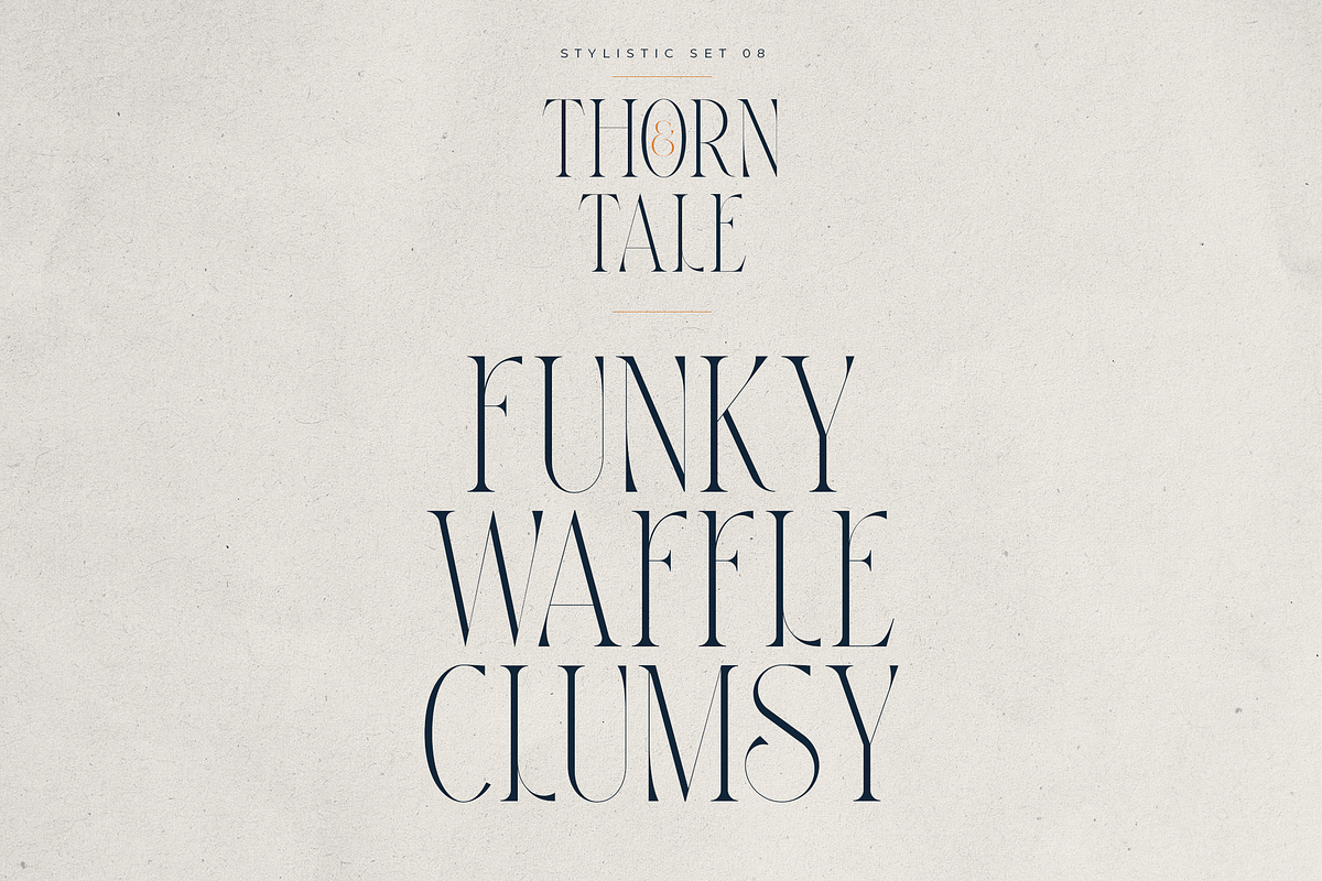 Thorn & Tale – A Refined Serif Font, a Serif Font by VP Fonts (Photo 22 of 30)