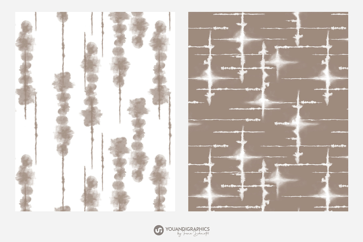 Tie-Dye Seamless Patterns - Shibori, a Pattern Graphic by Youandigraphics (Photo 7 of 11)