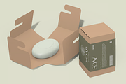 Artisanal Soap Box Packaging, a Packaging Mockup by graphicsauce (Thumbnail 1 of 4)