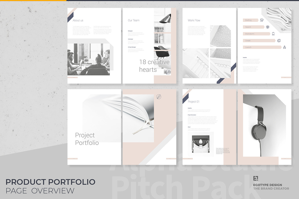 Calm Portfolio, a Brochure Template by Egotype (Photo 3 of 20)