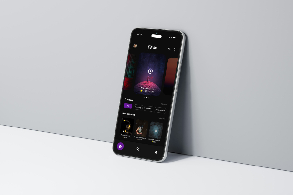 Vie – Movie App Design Template, an App Template by productype1 (Photo 5 of 5)