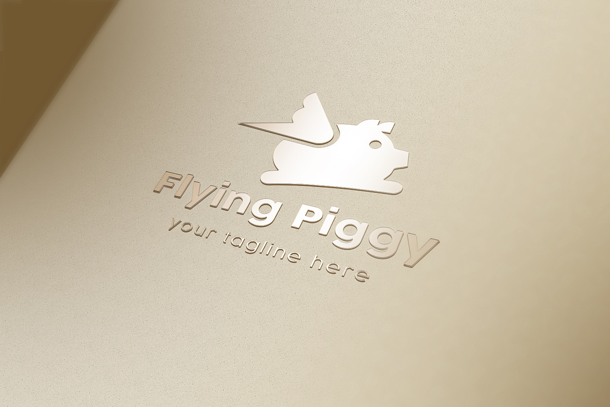 Flying Piggy Logo, a Branding & Logo Template by GladicMonster (Photo 6 of 13)