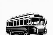 City bus silhouette flat desin, an Illustration by Amazin_art (Thumbnail 7 of 7)