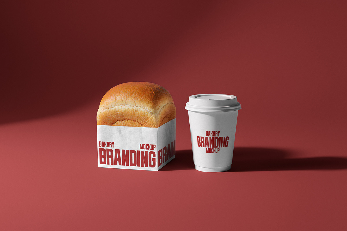Bakery Branding and Packaging Mockup, a Packaging Mockup by RamStudio2 (Photo 8 of 10)