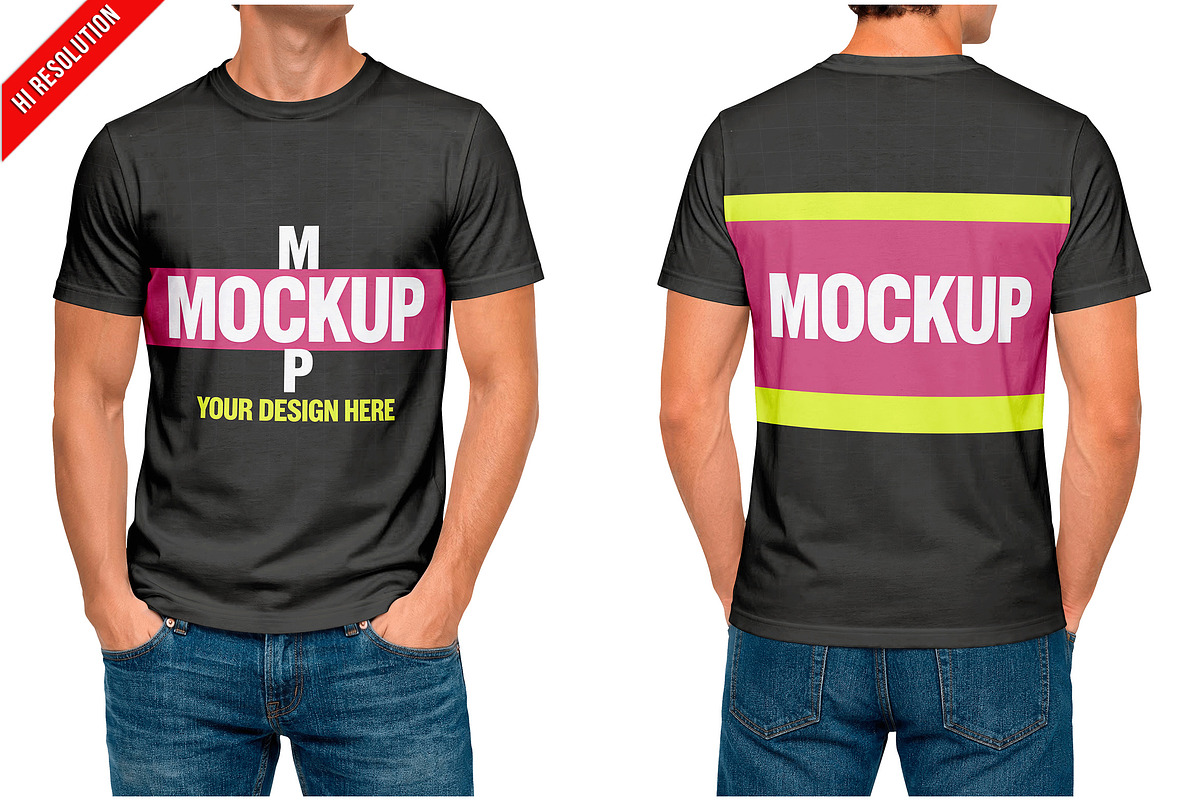 T-shirt Rusty Metal PSD, a Shirt Mockup by Bruno's Shop (Photo 1 of 3)
