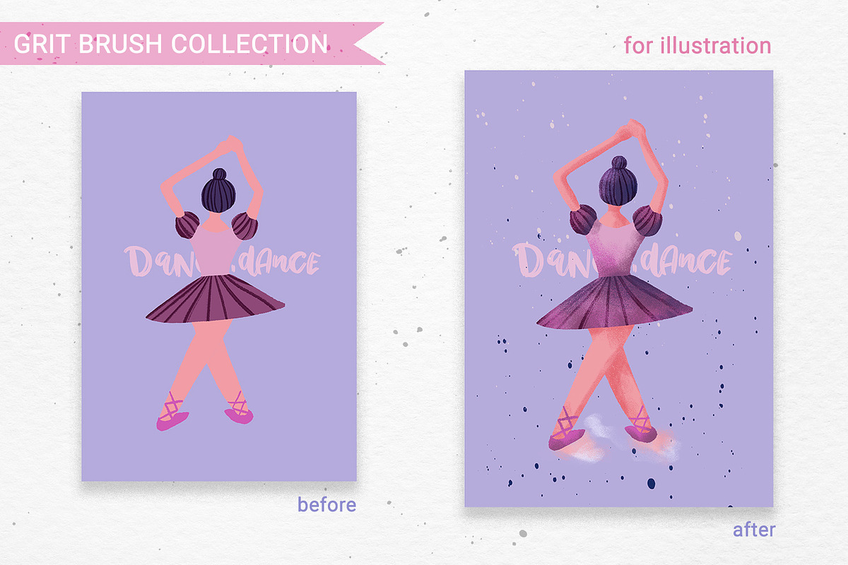 Grit Brushes for Procreate, a Brush Add-On by Gray Cat Graphics (Photo 3 of 7)