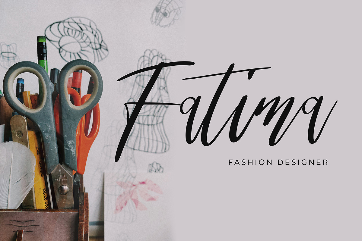 Kamild Calligraphy Font preview 6