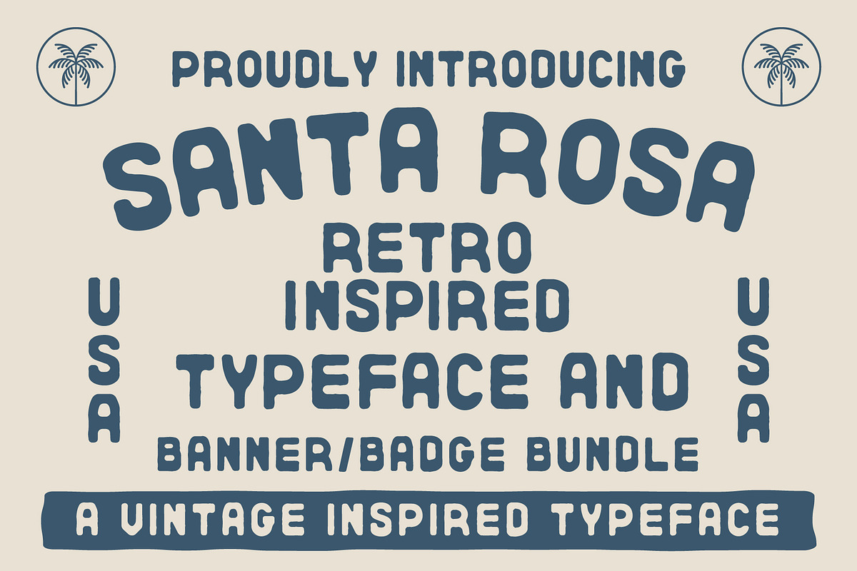 Santa Rosa Typeface Bundle, a Sans Serif Font by NienowBrand (Photo 1 of 9)