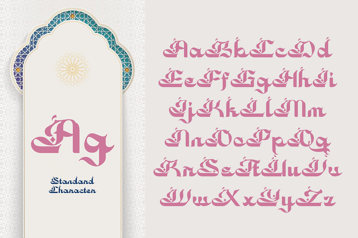 Khairullah - Arabic Font, a Symbol Font by madeDeduk (Photo 2 of 10)