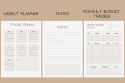 Planner Canva Templates Bundle, a Flyer Template by Oskar Wantopi (Thumbnail 7 of 14)