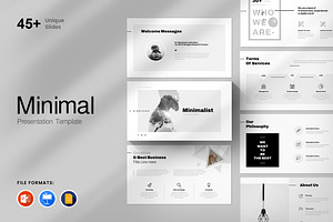 Minimal Presentation Template, a Presentation Template by GenerousArt