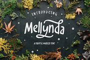 Mellynda, a Script Font by Arterfak Project (Thumbnail 1 of 8)