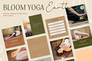 Bloom Yoga Earth Canva Template, a Social Media Template by The Inspired Brand (Thumbnail 2 of 6)