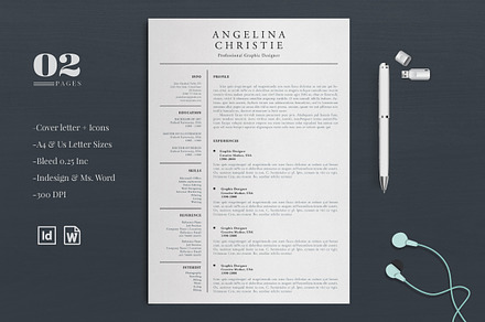 Resume/CV, a Resume Template by Atakana