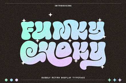 Funky Choky Typeface, a Symbol Font by alit design