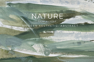 GREEN ABSTRACT MODERN ARTWORK, a Texture Illustration by identity.ART