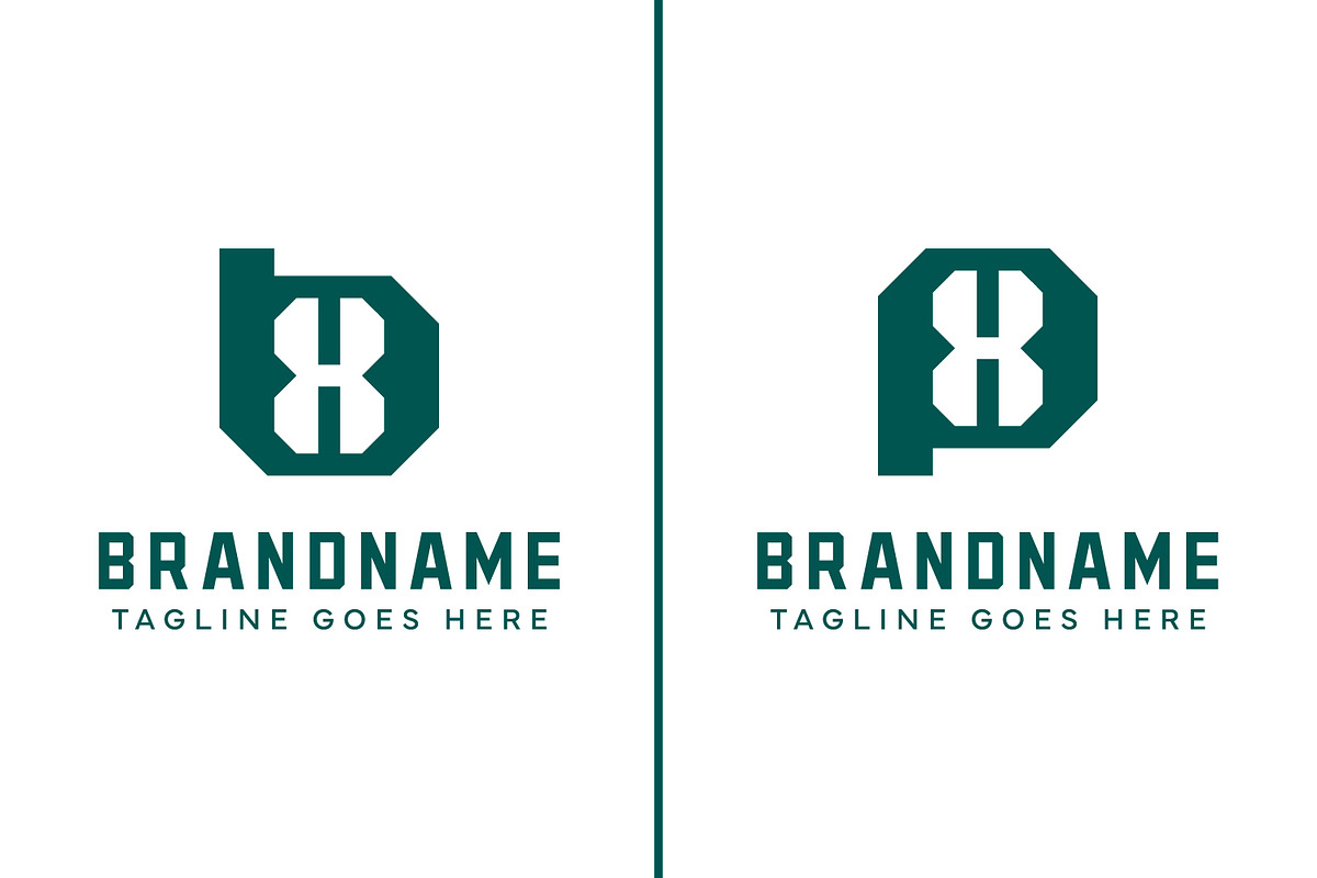 Letters BX and PX Monogram Logo Set, a Branding & Logo Template by Pray Art Design Studio