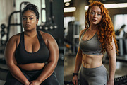91 Fitness women, a Sports & Recreation Photo by Handmadefont (Thumbnail 9 of 17)