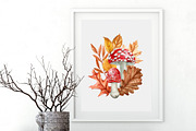 Harvest Thanksgiving fall clipart, a Decorative Illustration by Hanna Hryharenka (Thumbnail 4 of 20)