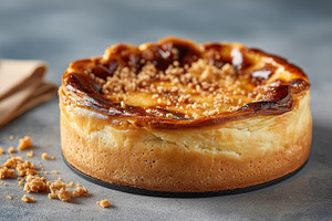 Delicious Cheesecake with Crumbled Topping, a Food & Drink Photo by AlyaAnd