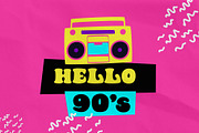 Nineties Vibes font & graphics, a Font by kaer_shop (Thumbnail 6 of 10)