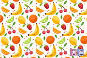 Summer Fruit Pattern, a Pattern Graphic by MISS CHATZ (Thumbnail 2 of 3)