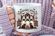 Read More Books, Ghost Bow & Book, an Illustration by CraftArtStudio (Thumbnail 2 of 4)