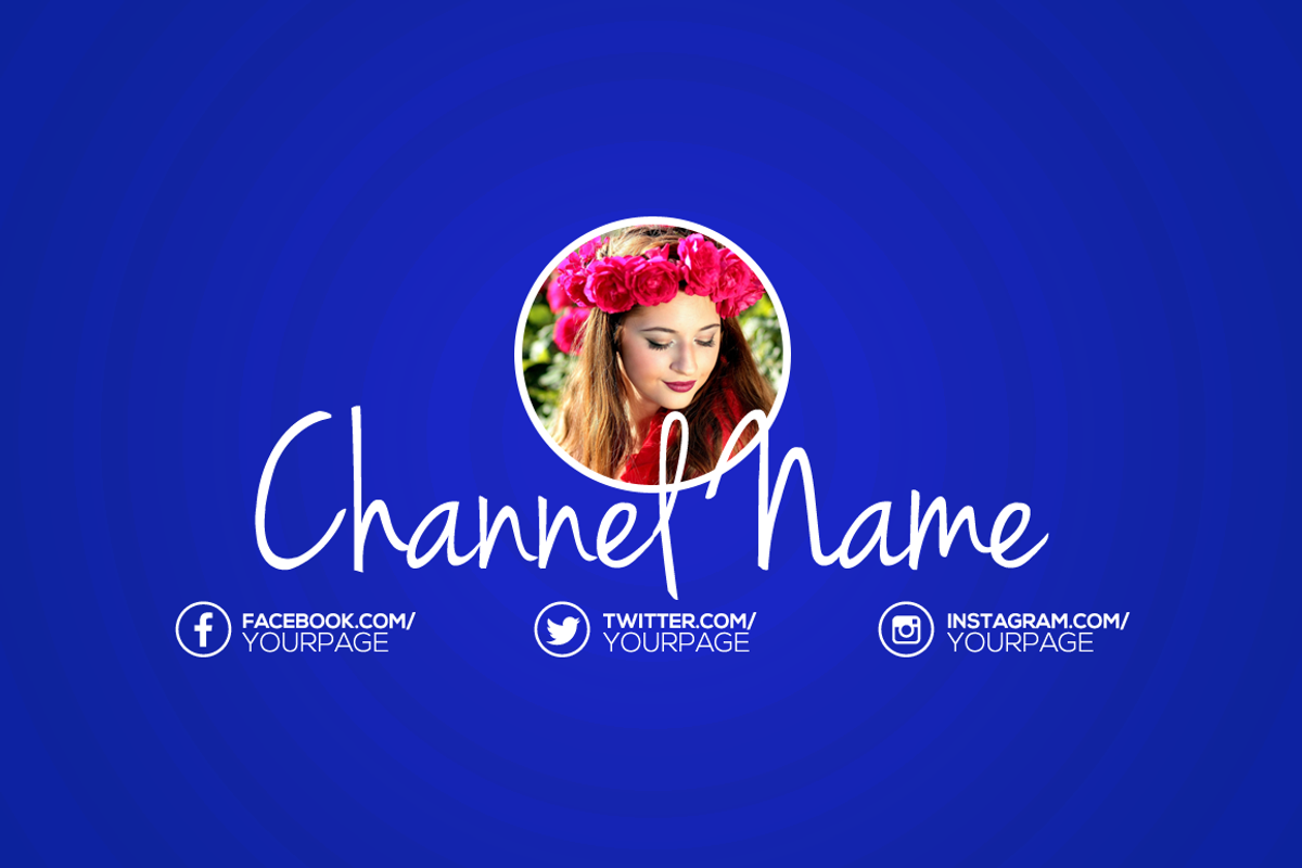Gradient Youtube Channel Art Banners, a Social Media Template by RussGFX (Photo 4 of 6)