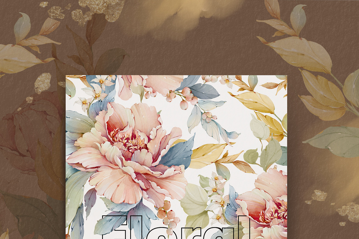 Watercolor flowers pink bloom set, a Decorative Illustration by Edith’s World (Photo 2 of 19)