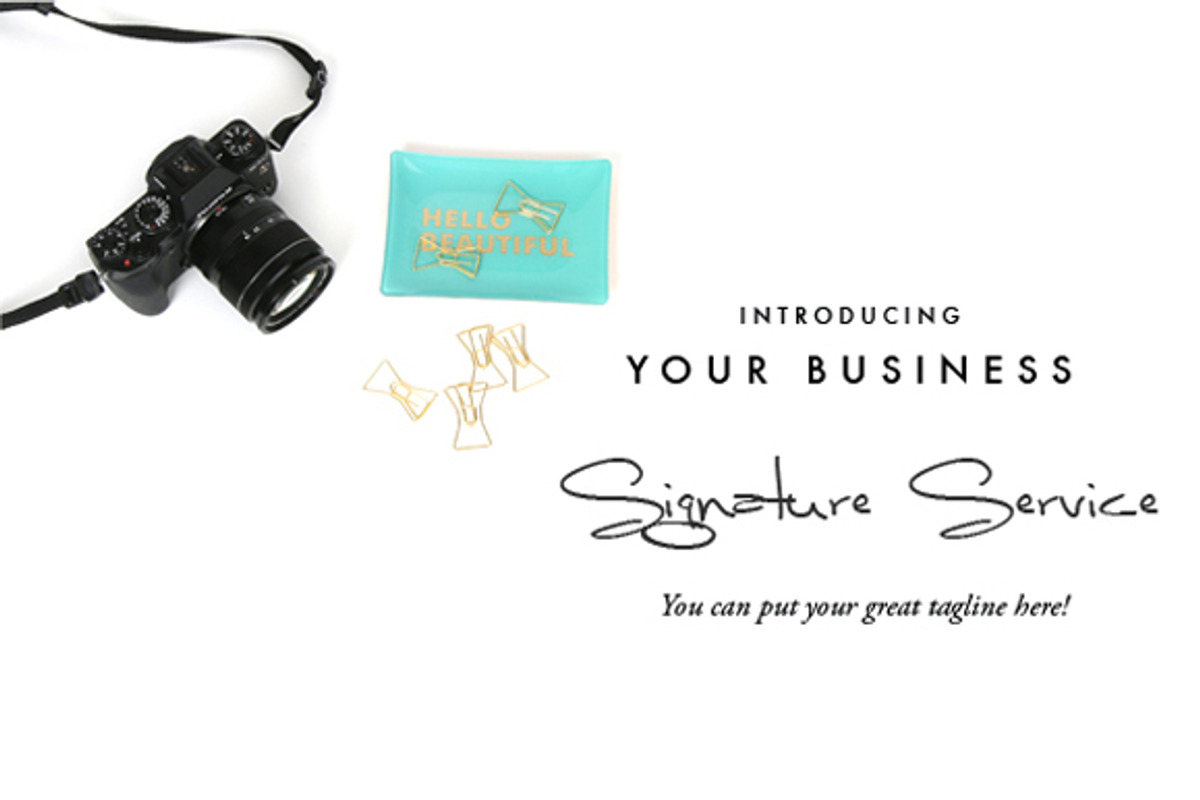 Styled Stock Camera Hello Beautiful, a Product Mockup by Stockographer