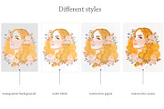 Goddess of Love, a Decorative Illustration by Flo Sacred Art (Thumbnail 3 of 6)