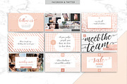 ROSE GOLD | Social Media Pack 2, a Social Media Template by Marigold Studios (Thumbnail 9 of 14)