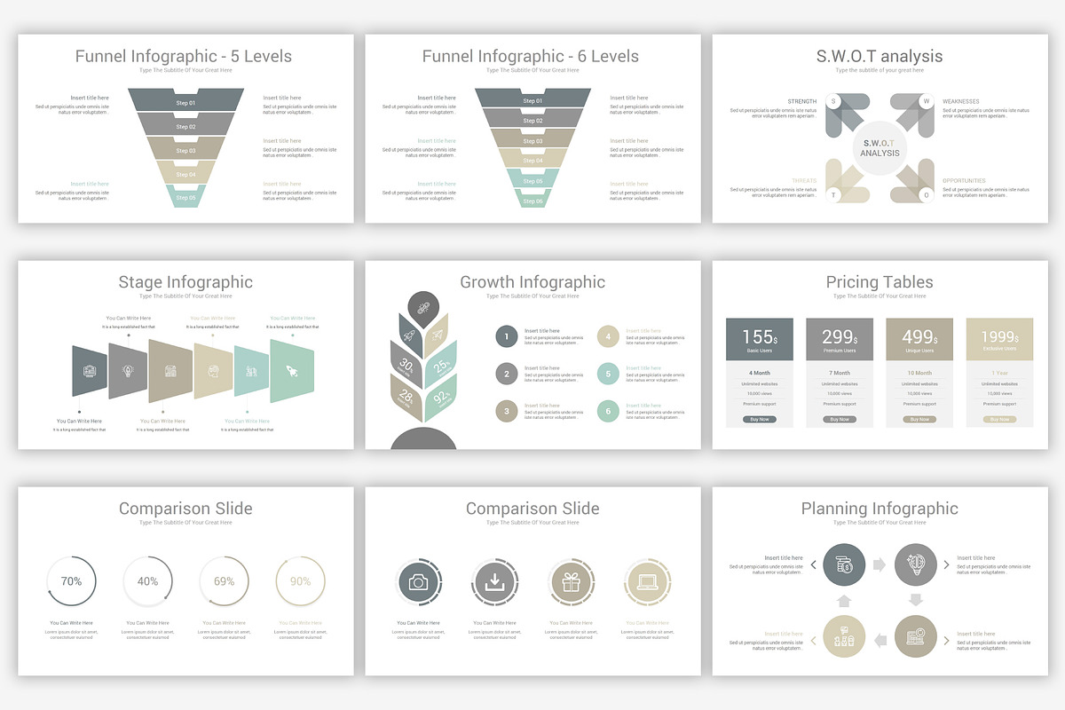 Simplicity PowerPoint Template, a Presentation Template by SlideOne